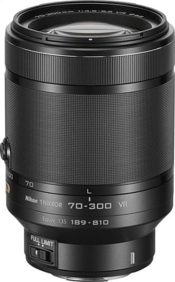 Nikon objektiv 1 Nikkor VR 70–300mm f/4.5–5.6