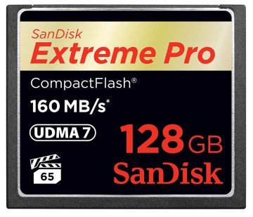 SanDisk pomnilniška kartica CF EX PRO 128 GB