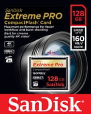 SanDisk pomnilniška kartica CF EX PRO 128 GB
