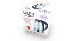 Adler grelnik vode 1.7 l, 2000W, steklen AD1225