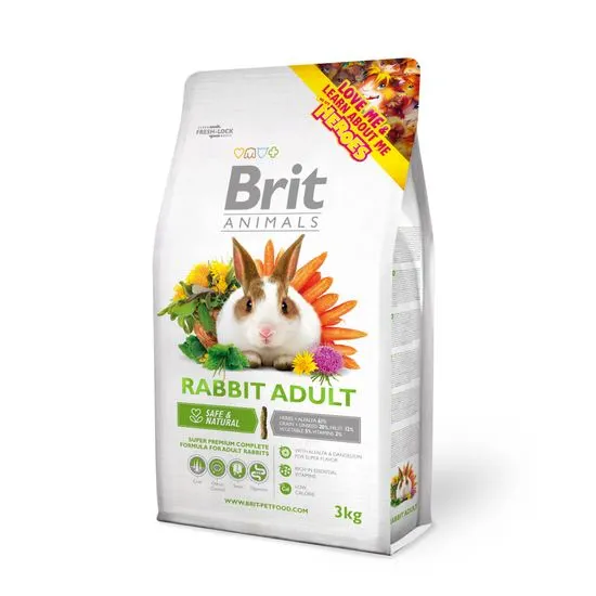 Brit hrana za odrasle zajce Complete, 3 kg