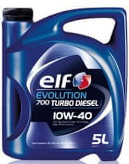 Elf motorno olje Evolution 700 Turbo Diesel 10W-40, 5 l