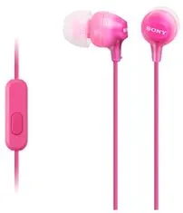 Sony slušalke MDR-EX15AP, roza