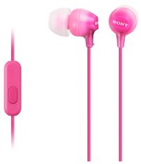 Sony slušalke MDR-EX15AP, roza