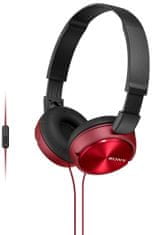 Sony slušalke z mikrofonom MDRZ-X310AP, rdeče