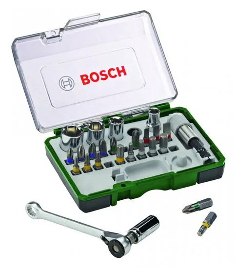 Bosch 27 delni komplet vijačnih nastavkov in ragelj (2607017160)