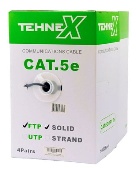 Tehnex kabel Cat.5e FTP 4x2 AWG24 305m SOHO