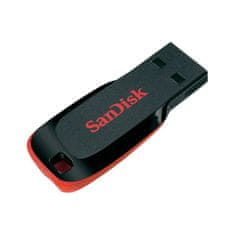 SanDisk USB ključ Cruzer Blade 64GB USB 2.0, črno-rdeč