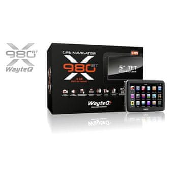 Wayteq prenosni navigacijski sistem X980BT X Sygic 3D
