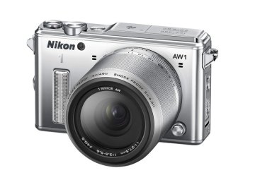 Nikon digitalni fotoaparat AW1 11-27, 5 mm, srebrn
