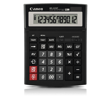 Namizni kalkulator Canon WS-1210T za pisarno