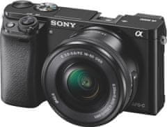 Sony digitalni fotoaparat Alpha A6000 ILCE-6000L 16-50 mm, črn