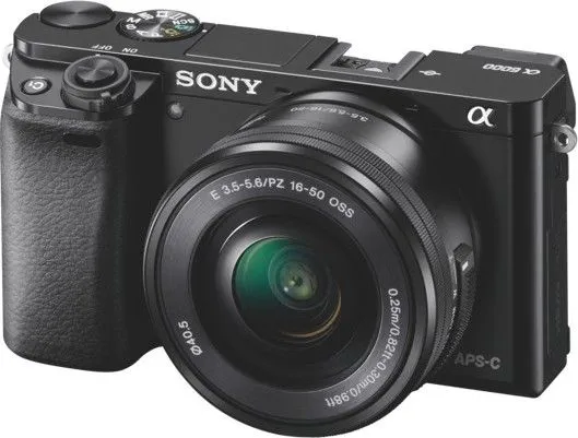 Sony digitalni fotoaparat Alpha A6000 ILCE-6000L 16-50mm, črn - Odprta embalaža
