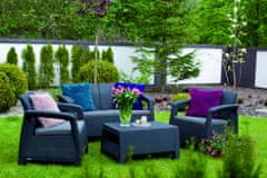 Allibert Corfu Nevada set sedežna garnitura, siva