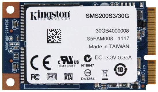 Kingston 1,8" SSD disk SMS200S3/30G30GB, 30 GB, mSATA - Odprta embalaža