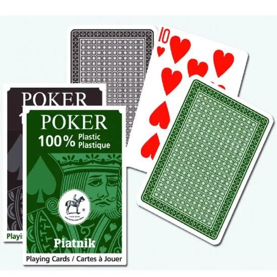 Piatnik karte za Poker, Bridge, Remi in Canasta, plastične