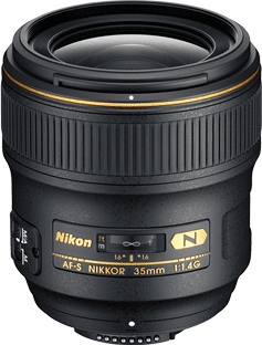 Nikon objektiv AF-S NIKKOR 35 mm F1,4G