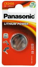 Panasonic baterija Lithium CR-2450L, 1 kos