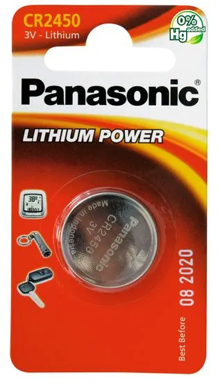 Panasonic baterija Lithium CR-2450L, 1 kos