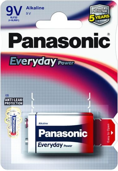 Panasonic baterija Everyday Power Silver 6LR61EPS, 9V