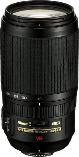 Nikon objektiv AF-S VR Zoom-Nikkor 70-300 mm f/4,5-5,6G IF-ED