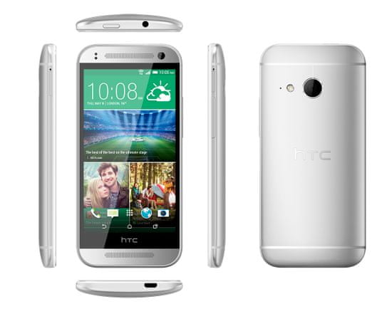 HTC mobilni telefon One M8 mini, srebrn