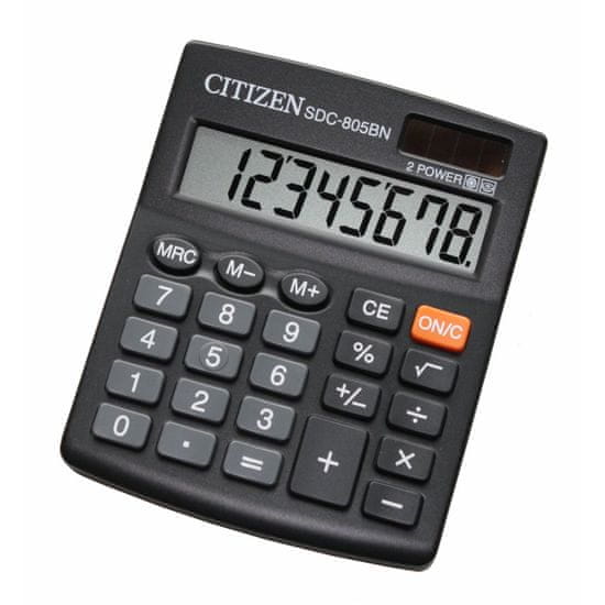 Citizen kalkulator SDC-805BN, črn
