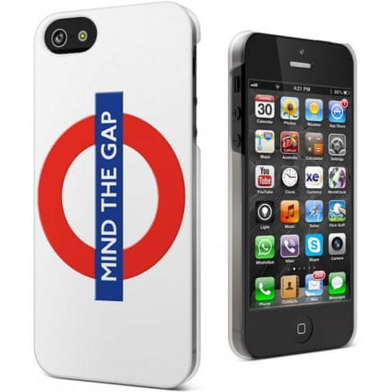 Cygnett Zaščitni etui TFL + zaščita zaslona za iPhone 5S/5, motiv podzemne železnice
