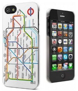 Cygnett etui TFL + zaščita zaslona za iPhone 5S/5, motiv zemljevida podzemne železnice