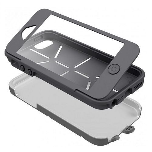 Cygnett Zaščitni etui WORKMATE UTILITY + zaščita zaslona za iPhone 5S/5, siv