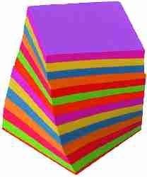 DZS Kocka PVC z barvnimi lističi 9x9x9, 850 lističev