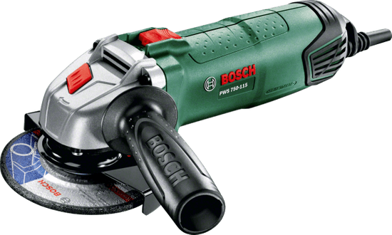 Bosch kotni brusilnik PWS 750-115 (06033A2420)
