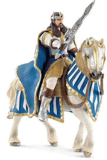 Schleich kralj vitez Siray na konju, z gibljivimi rokami