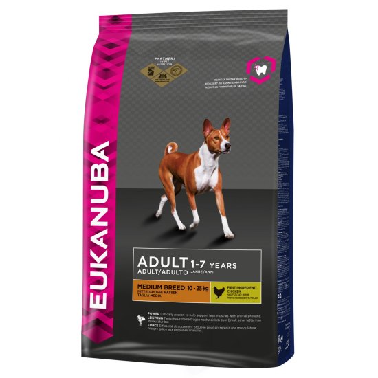 Eukanuba hrana za odrasle pse srednje velikih pasem, 15 kg - Poškodovana embalaža