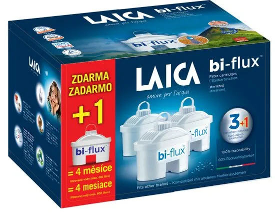 Laica rezervni filtri Biflux, 3+1
