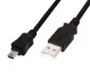 kabel USB A-B mini 1,8 m, dvojno oklopljen, črn