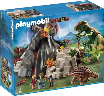 Playmobil vulkan s tiranozavrom 5230