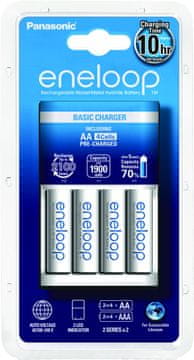 Panasonic polnilnik baterij Eneloop BBQ-CC51E + 4X AA 1900mAh