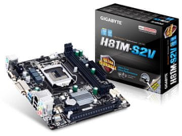 Gigabyte osnovna plošča GA-H81M-S2V 1.0, LGA1150, mATX