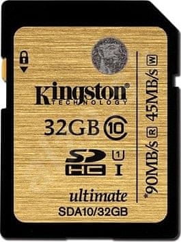 Kingston Secure Digital (SDHC) kartica 32 GB UHS-I (SDA10/32GB)
