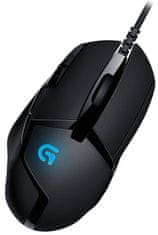 Logitech G402 Hyperion Fury gaming miška, črna (910-004067)