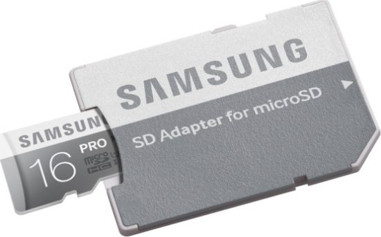 Samsung spominska kartica microSDHC 16 GB C10 z SD adapterjem (MB-MG16DA/EU)
