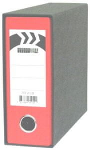 Office Line Premium A5/80 registrator v ovoju, rdeč