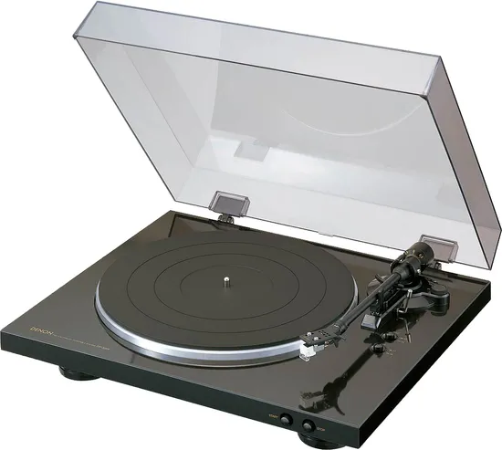 Denon gramofon DP-300F, črna - odprta embalaža