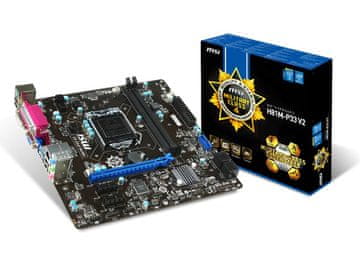 MSI osnovna plošča H81M-P33 V2 mATX S1150