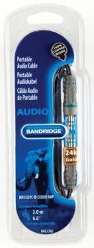 Bandridge 3.5mm stereo avdio kabel 2.0m (BAL3302)