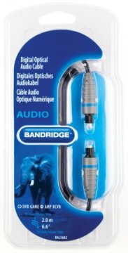 Bandridge Toslink digitalni optični avdio kabel 2.0m (BAL5602)