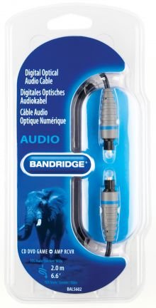 Bandridge Toslink digitalni optični avdio kabel 2.0m (BAL5602)