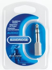 Bandridge 6.3mm M - 3.5mm F avdio adapter za slušalke (BAP664)
