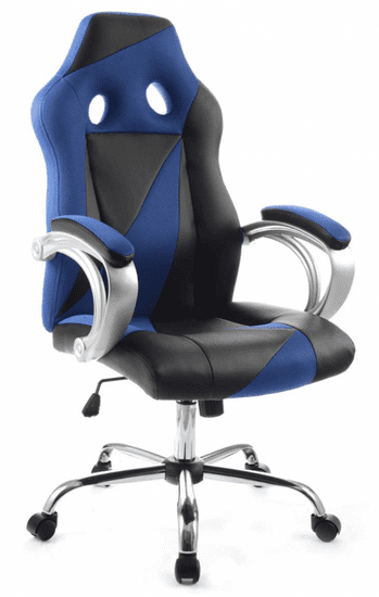 Hyle pisarniški stol VRT.HY-8127, modro - črn